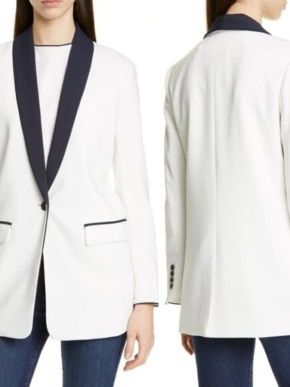 EQUIPMENT Quincy Shawl Collar Blazer